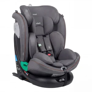 Cadeira Auto Nonna 360° Cinza Asfalto – Infanti