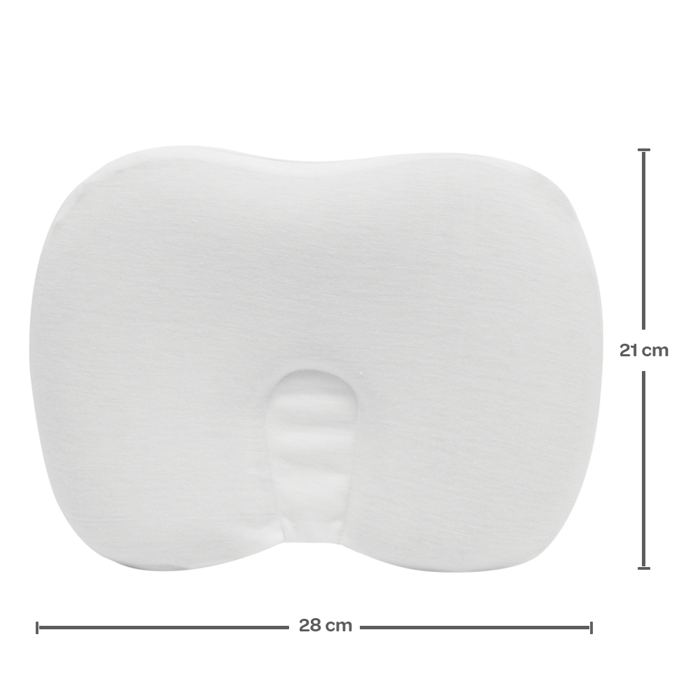 Treavesseiro Anatômico Viscoelástico Branco – Buba - Image 3