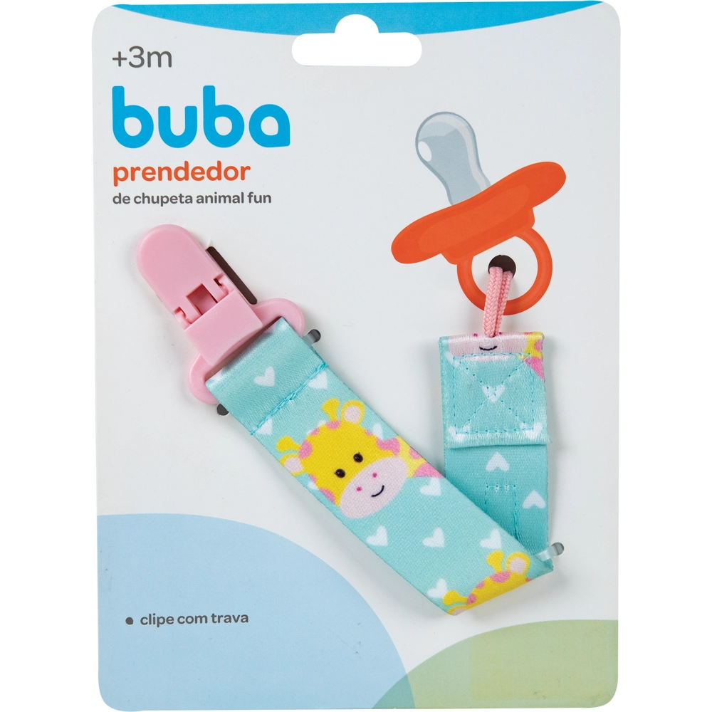 Prendedor de Chupeta Animal Fun Girafa – Buba - Image 7