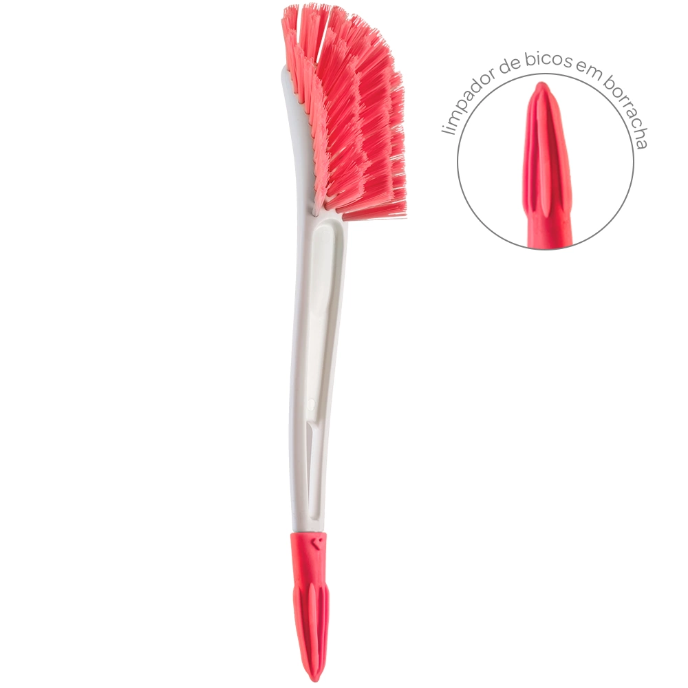 Escova Para Mamadeiras Rosa – Buba - Image 3