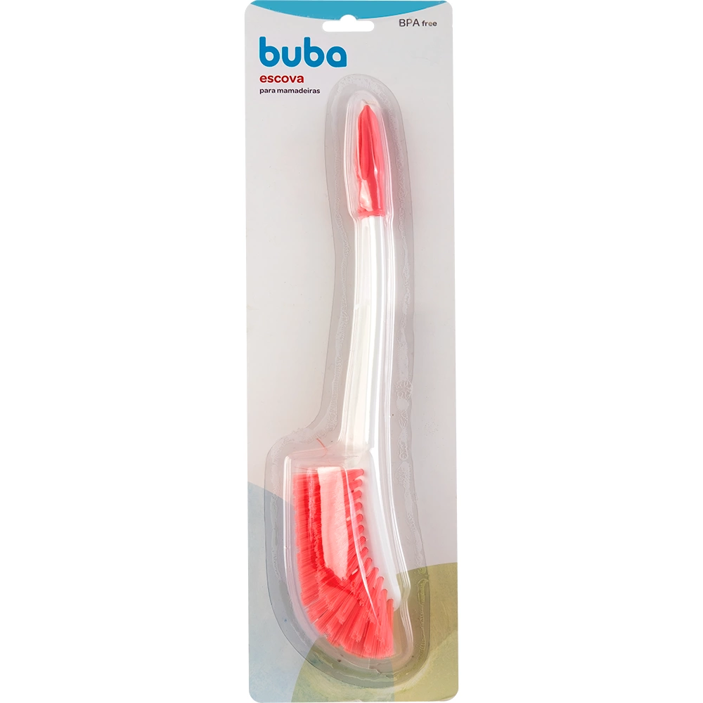 Escova Para Mamadeiras Rosa – Buba - Image 5