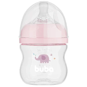 Mamadeira Easy Flow Anticólica Elefante Rosa 120ml – Buba