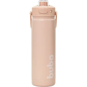 Garrafa Térmica Parede Dupla 600ml Bege – Buba
