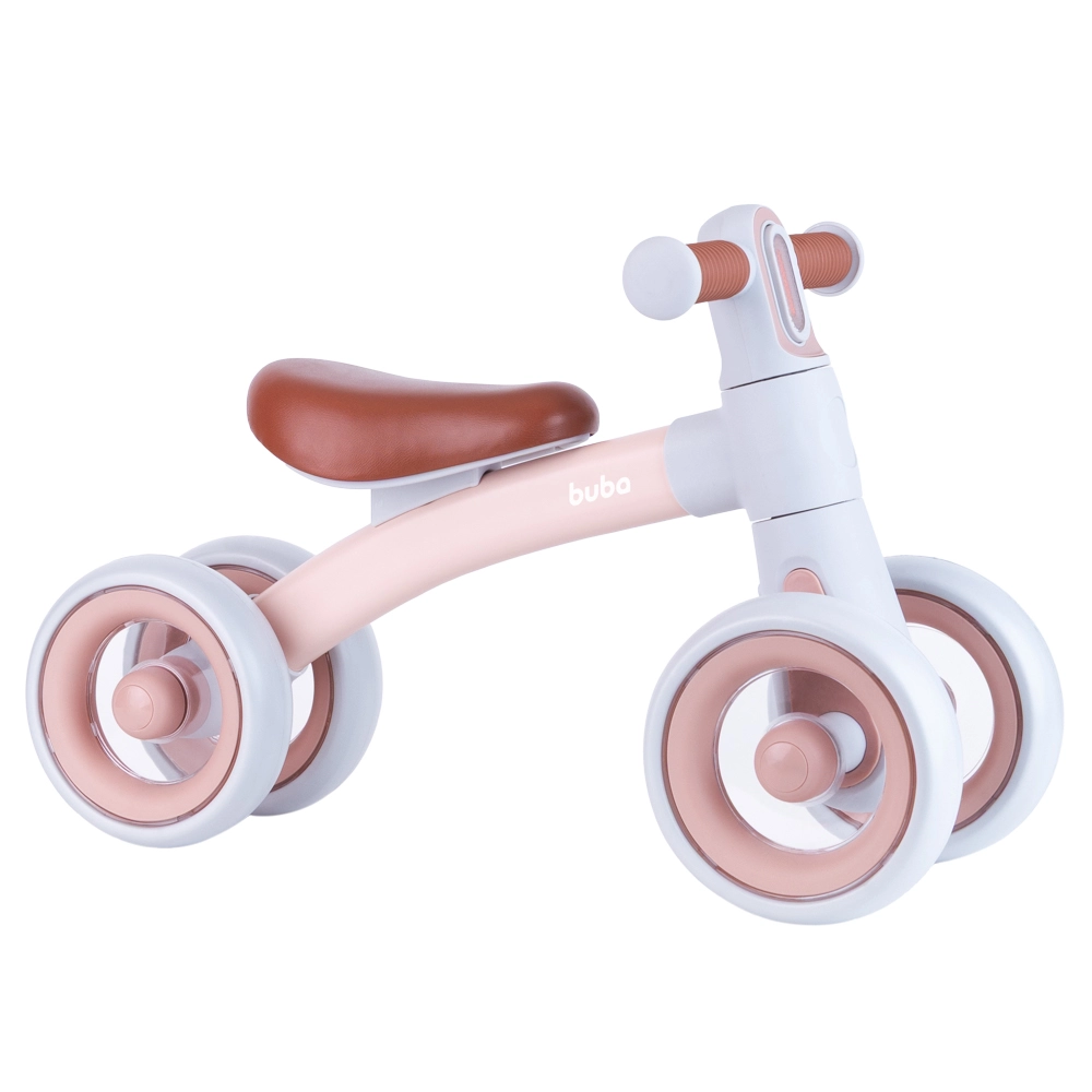 Bicicleta De Equilíbrio Com Luz Rosa – Buba