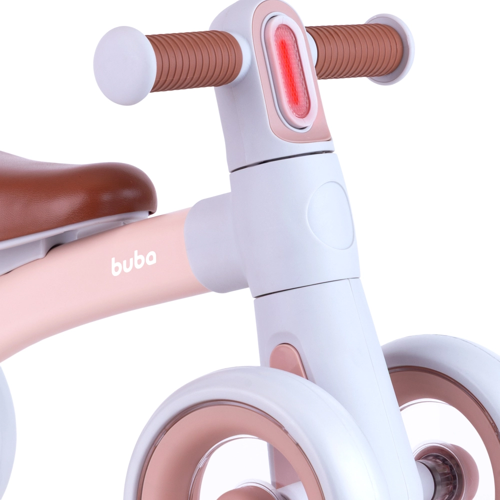Bicicleta De Equilíbrio Com Luz Rosa – Buba - Image 6