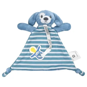 Naninha Com Prendedor de Chupeta Cachorro/Azul – Pimpolho