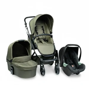 Carrinho de Bebê Como 4 Linha Tradicional Olive + Moisés + Bebê Conforto +  Adaptador + Bolsa – Abc Design