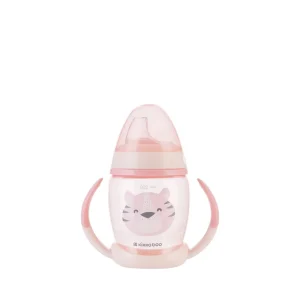 Copo Com Bico De Silicone 200ml Happy Face Pink – Kikka Boo