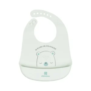 Babador De Silicone Bear With Me Mint – Kikka Boo