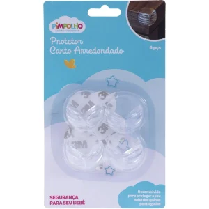 Protetor de Canto Arredondado com 4 Peças – Pimpolho
