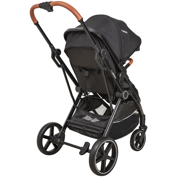 Carrinho de Bebê Nomad Preto + Bebê Conforto Casulo Click + Base – Kiddo - Image 8