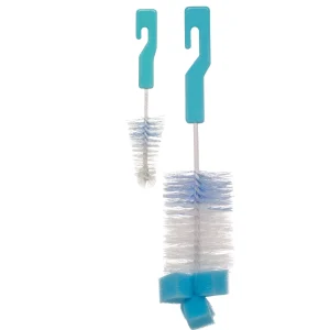 Kit Escova para Mamadeira com Esponja Azul – Buba