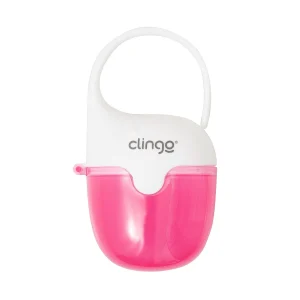 Porta Chupeta Baleia Colors Rosa – Clingo