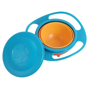 Tigela Magica Infantil Giratório 360°- Gyro Bow Verde- Importado