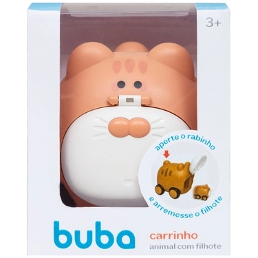 Carrinho Animal Com Filhote Rosa – Buba - Image 2