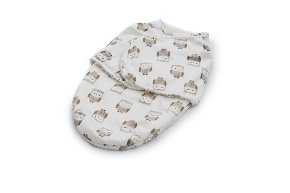 Cobertor Cueiro Enroladinho Coruja Branco – Loani