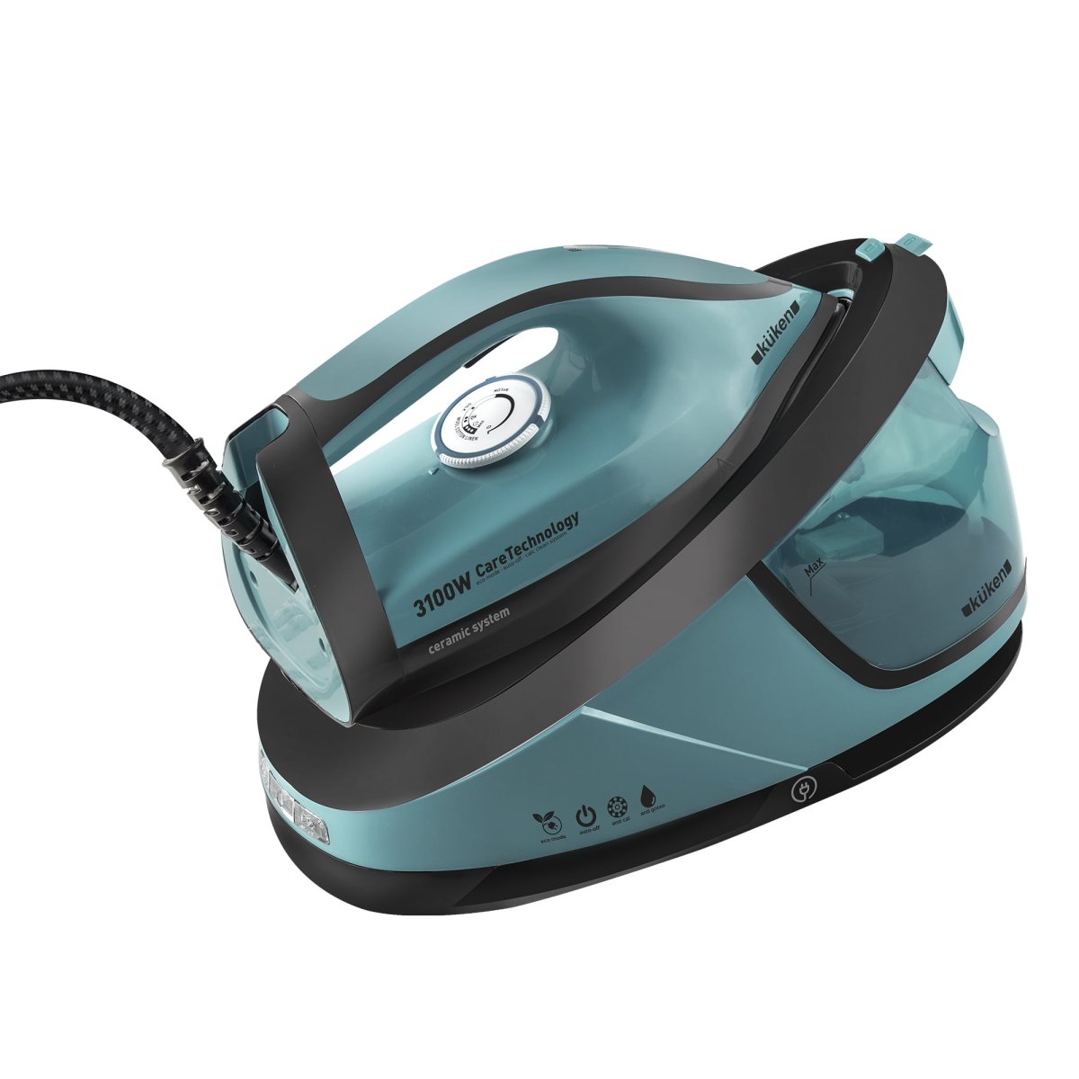 FERRO COM CALDEIRA KÜKEN (BASE: CERÂMICA) 3100W – 8BAR