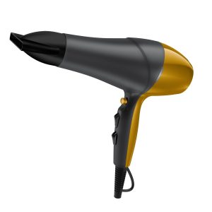 SECADOR DE CABELO PROFISSIONAL IÓNICO (2100W – CINZA/DOURADO) KÜKEN
