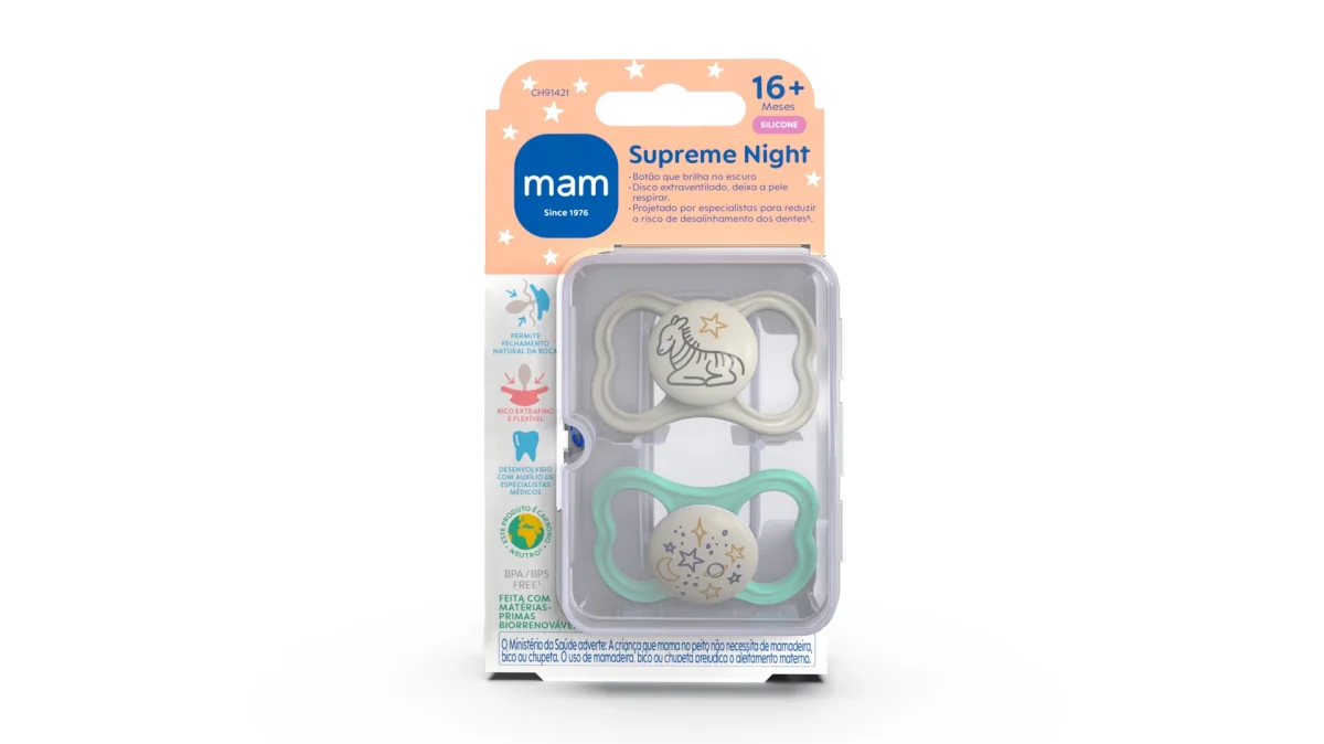 Kit Chupeta Supreme Night 16m+ Azul – Mam - Image 5