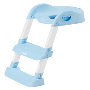 Redutor De Assento Sanitário com Escada Azul – Pimpolho