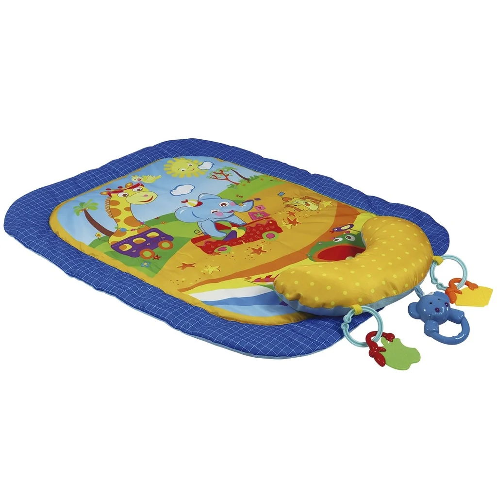 Tapetinho Ginásio Infantil c/ Almofada Azul – KaBaby - Image 2