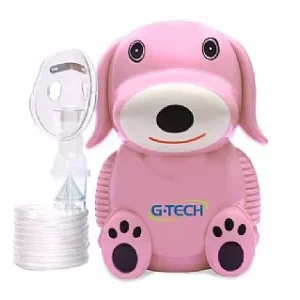 Inalador e Nebulizador Nebdog  Rosa – G-tech