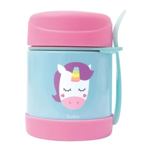 Pote Térmico com Talher Animal Fun Unicórnio 320ml – Buba