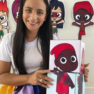 Quebra-cabeça em cubos- Personagens do Folclore Brasileiro