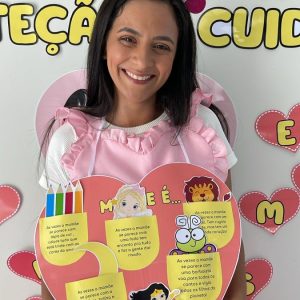 Combo Painel decorativo+ Avental: Minha mãe é…