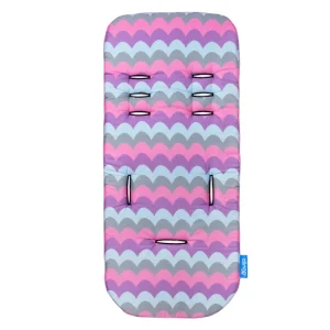 Almofada de Carrinho Comfi-Cush Dupla Face Waves Pink – Clingo