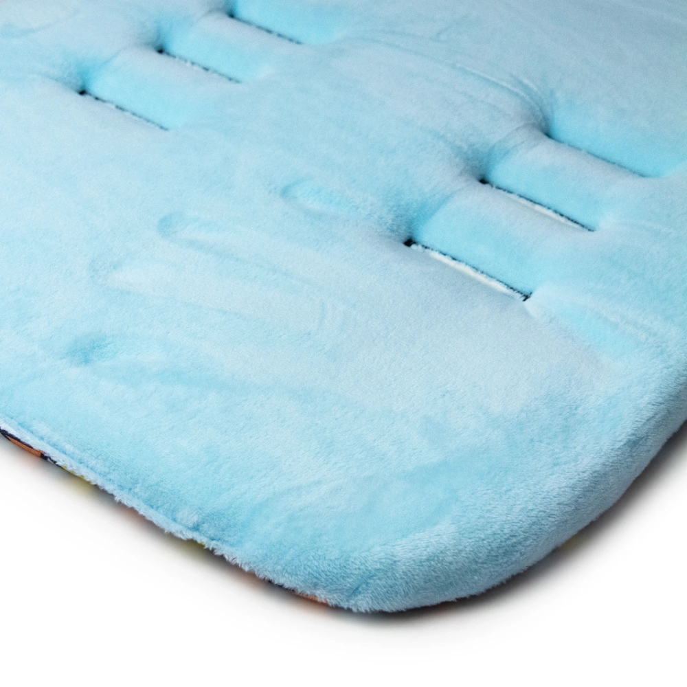 Almofada de Carrinho Comfi-Cush Dupla Face Triângulos Azul – Clingo - Image 5