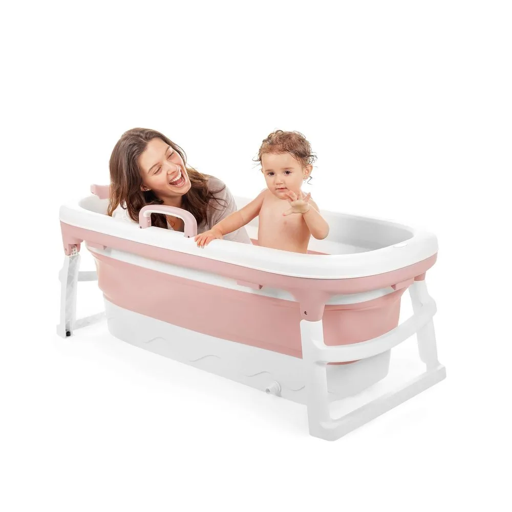 Banheira Dobrável Extra Grande Rosa – Baby Pil - Image 4