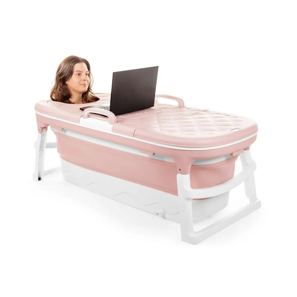 Banheira Dobrável Extra Grande Rosa – Baby Pil - Image 5