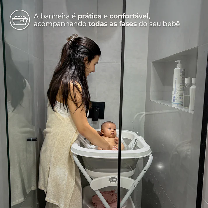 Banheira Siciília Duo Branca e Cinza – Infanti - Image 5