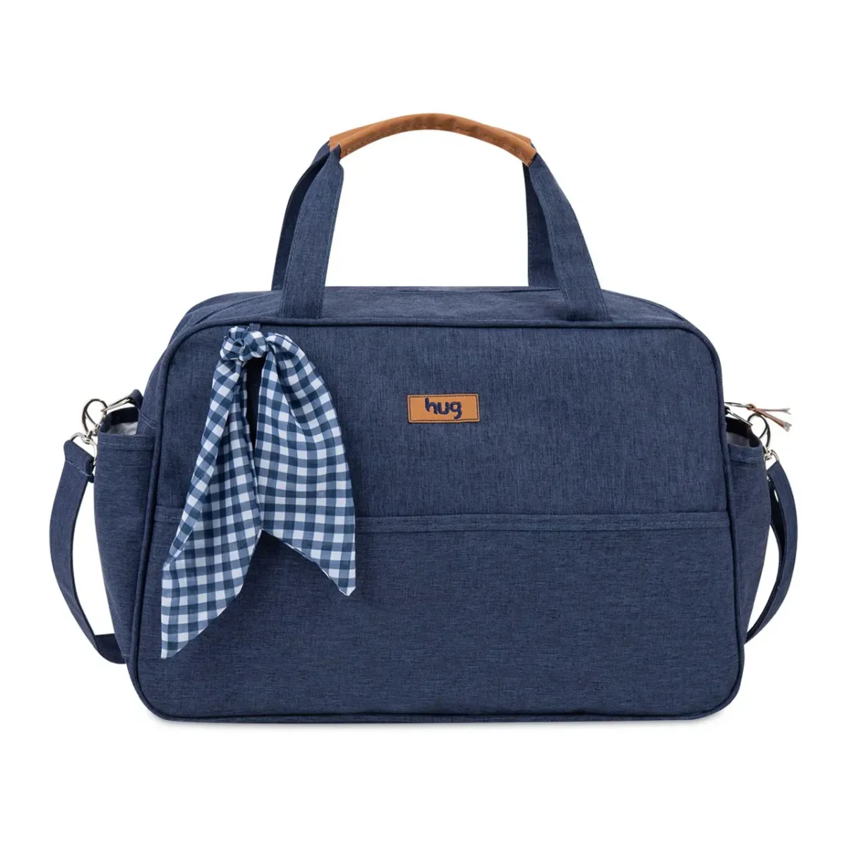 Bolsa Maternidade Mescla Grande Azul Marinho – Hug