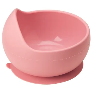 Bowl Em Silicone Com Ventosa Rosa – Buba