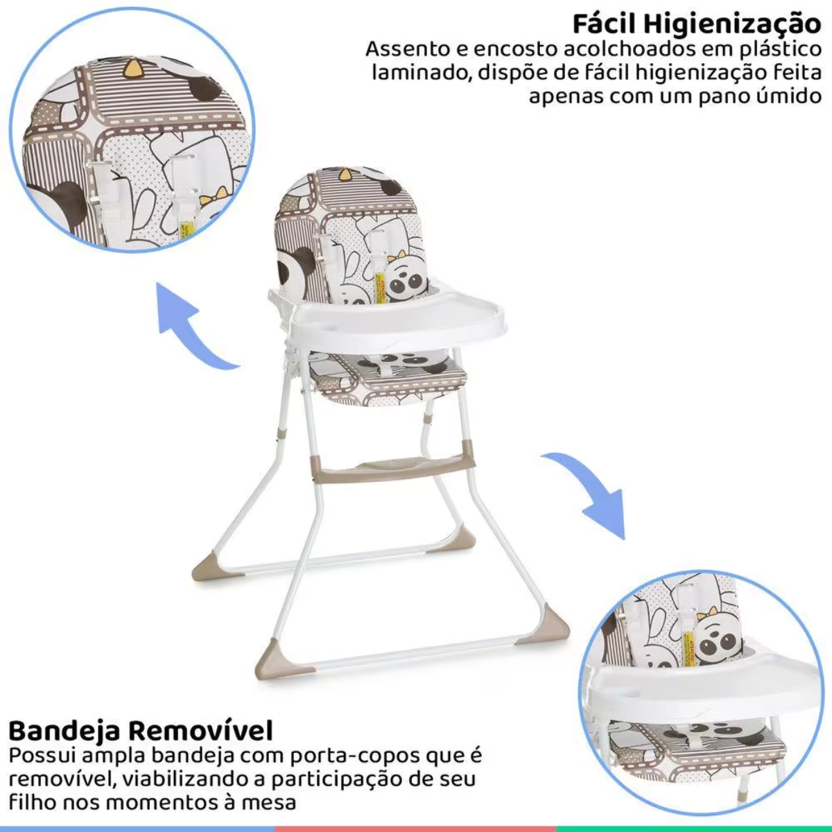 Cadeira de Alimentação Alta Nick Panda – Galzerano - Image 5