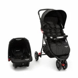 Carrinho de Bebê Delta Duo Pro Preto – Voyage