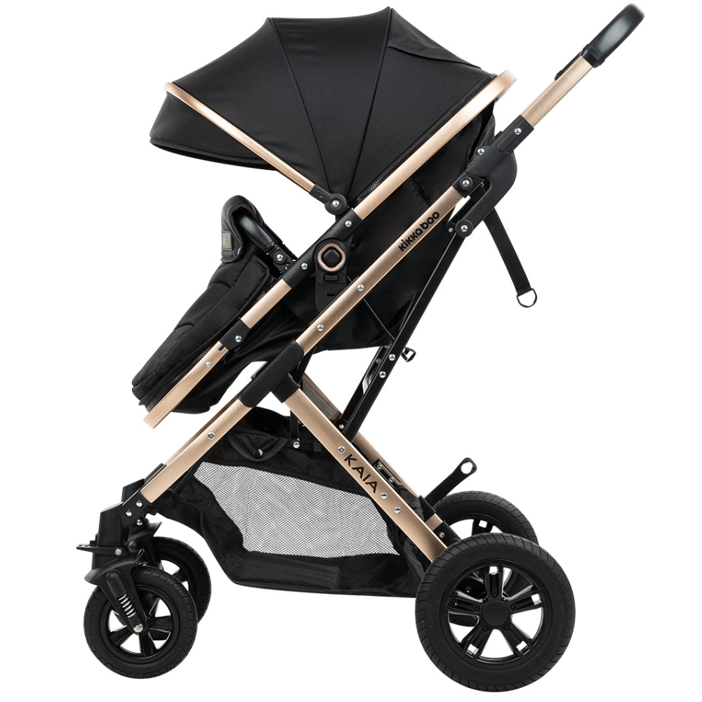 Carrinho Kaia 3 Em 1 Black + Base Isofix – Kikka Boo - Image 5