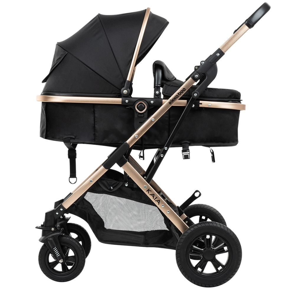 Carrinho Kaia 3 Em 1 Black + Base Isofix – Kikka Boo - Image 7