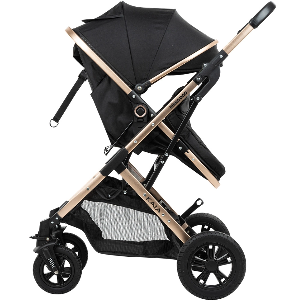 Carrinho Kaia 3 Em 1 Black + Base Isofix – Kikka Boo - Image 6