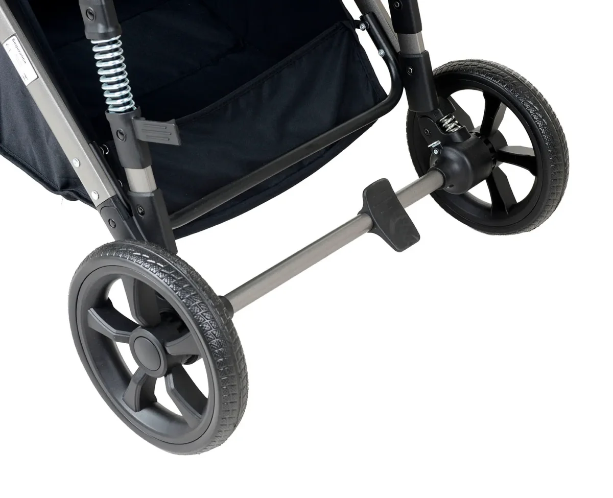 Carrinho Flip Black + Bebê Conforto Materna Louge Preto + Base Belted – Burigotto - Image 7