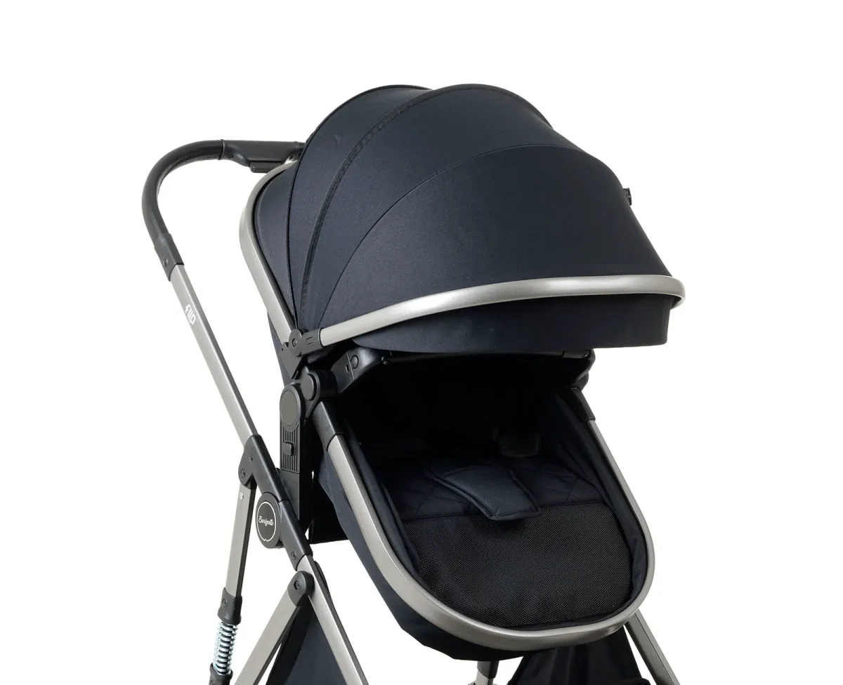 Carrinho Flip Black + Bebê Conforto Materna Louge Preto + Base Belted – Burigotto - Image 9