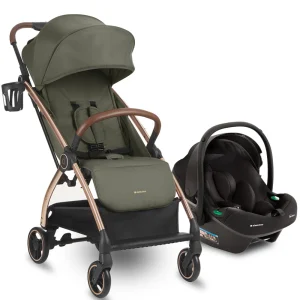 Carrinho Joy Army Green + Bebê Conforto I-Prime – Kikka Boo
