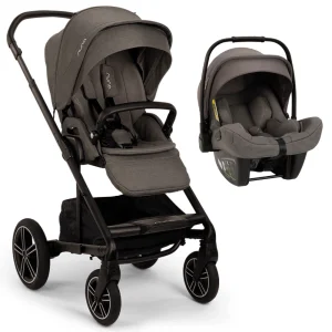 Carrinho Mixx Next Cinza Thunder + Bebê Conforto Pipa Next – Nuna
