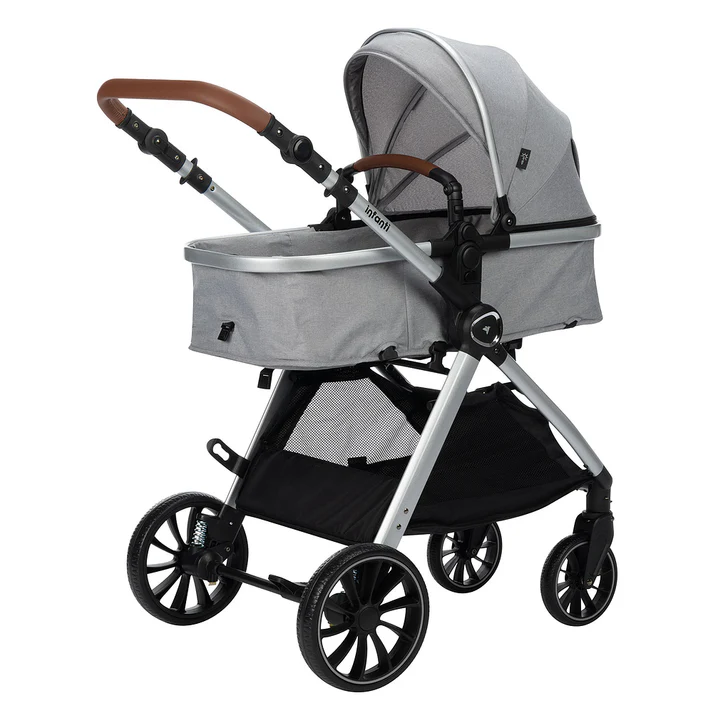 Carrinho Travel System Romanzo Duo Cinza Granizo + Base Zion – Infanti - Image 5