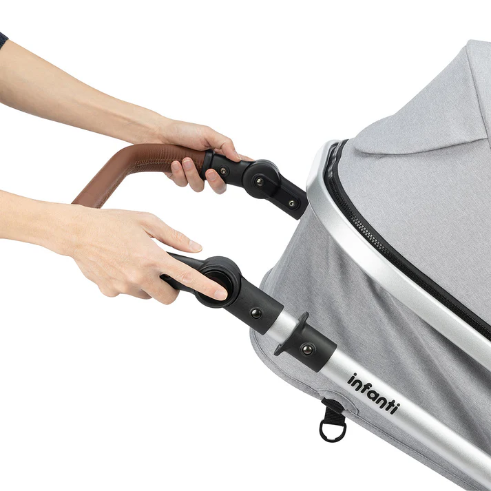 Carrinho Travel System Romanzo Duo Cinza Granizo + Base Zion – Infanti - Image 7