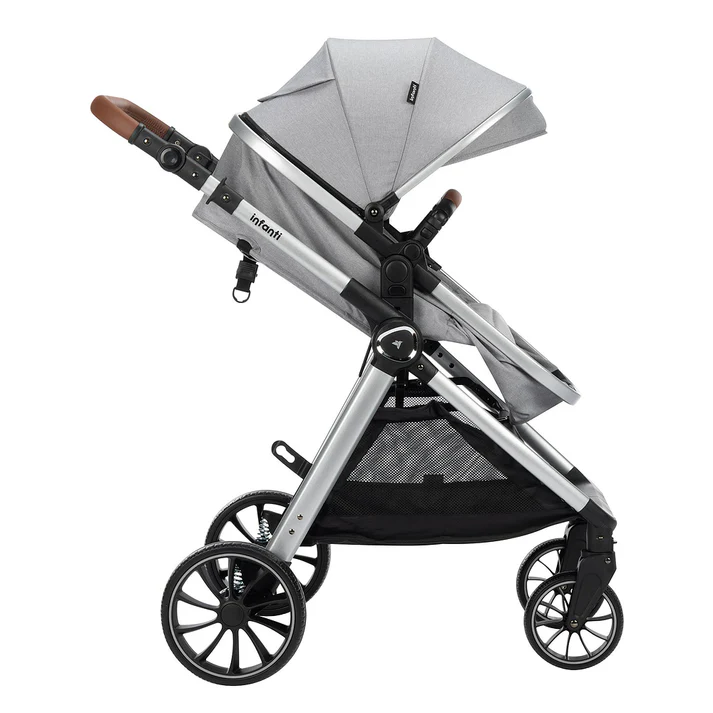 Carrinho Travel System Romanzo Duo Cinza Granizo + Base Zion – Infanti - Image 8