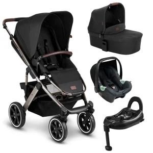 Carrinho Salsa 4 Dolphin + Bebê Conforto Tulip + Moisés Carry Cot + Base Isofix – Abc Design