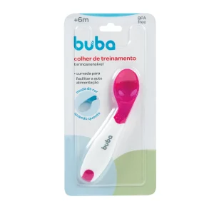 Colher de Treinamento Termossensível Rosa – Buba